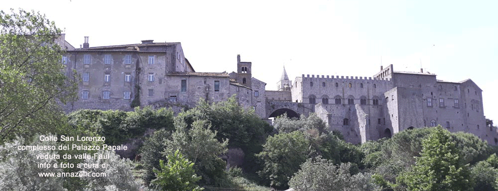 veduta del colle san lorenzo da valle faul viterbo foto anna zelli