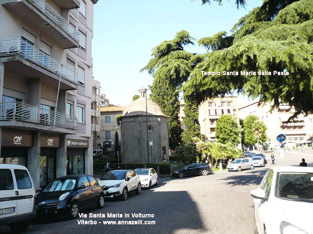 ex chiesa tempio della peste veduta da via santa maria in volturno viterbo info e foto anna zelli