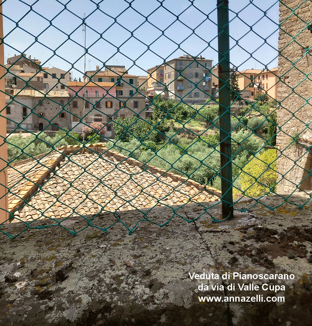 panorama di pianoscarano da via valle cupa viterbo info foto anna zelli