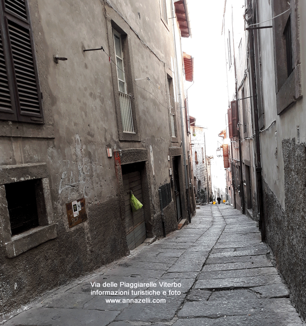 via delle piaggiarelle viterbo centro storico info e foto