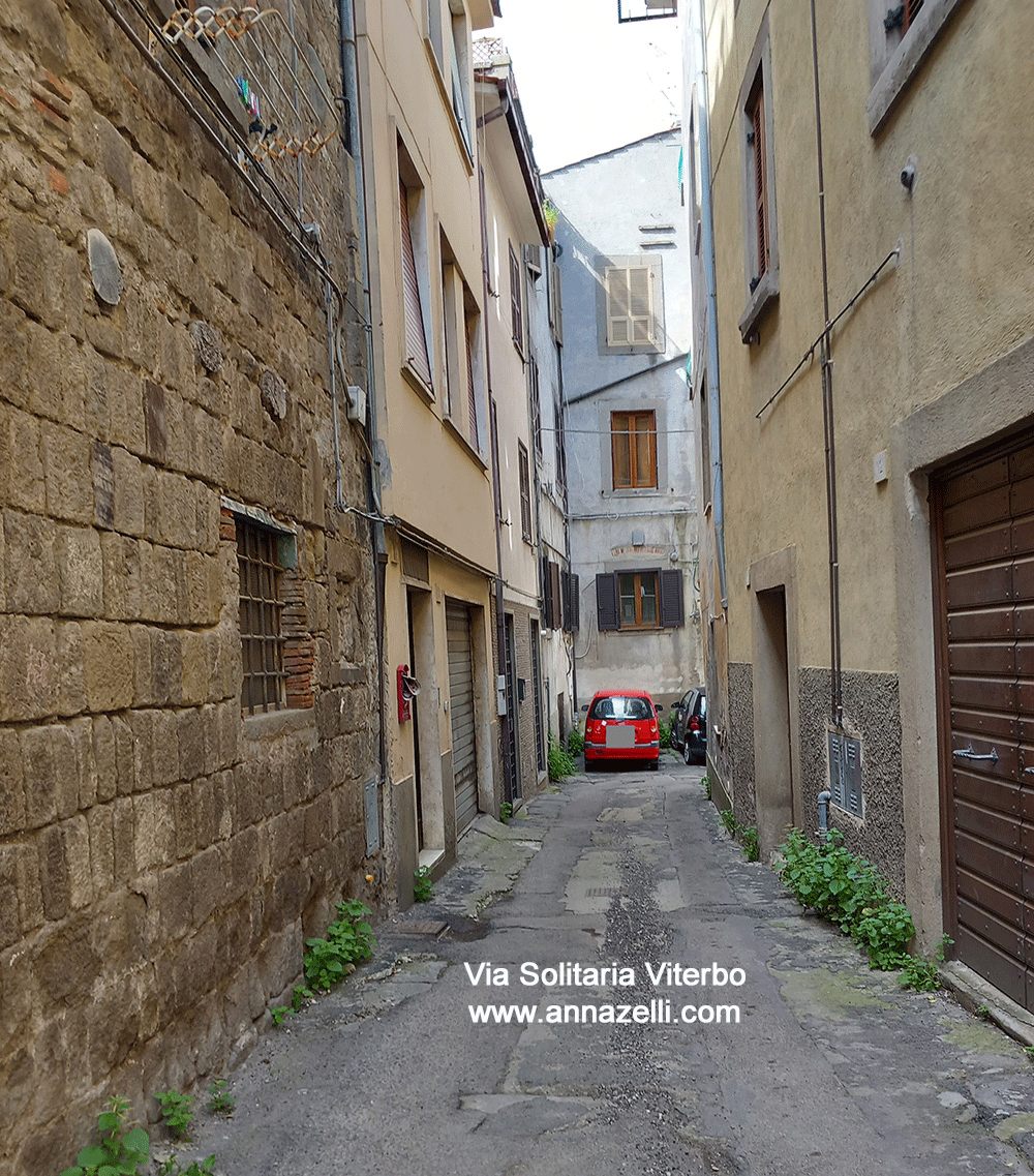 via solitaria viterbo centro storico info e foto anna zelli