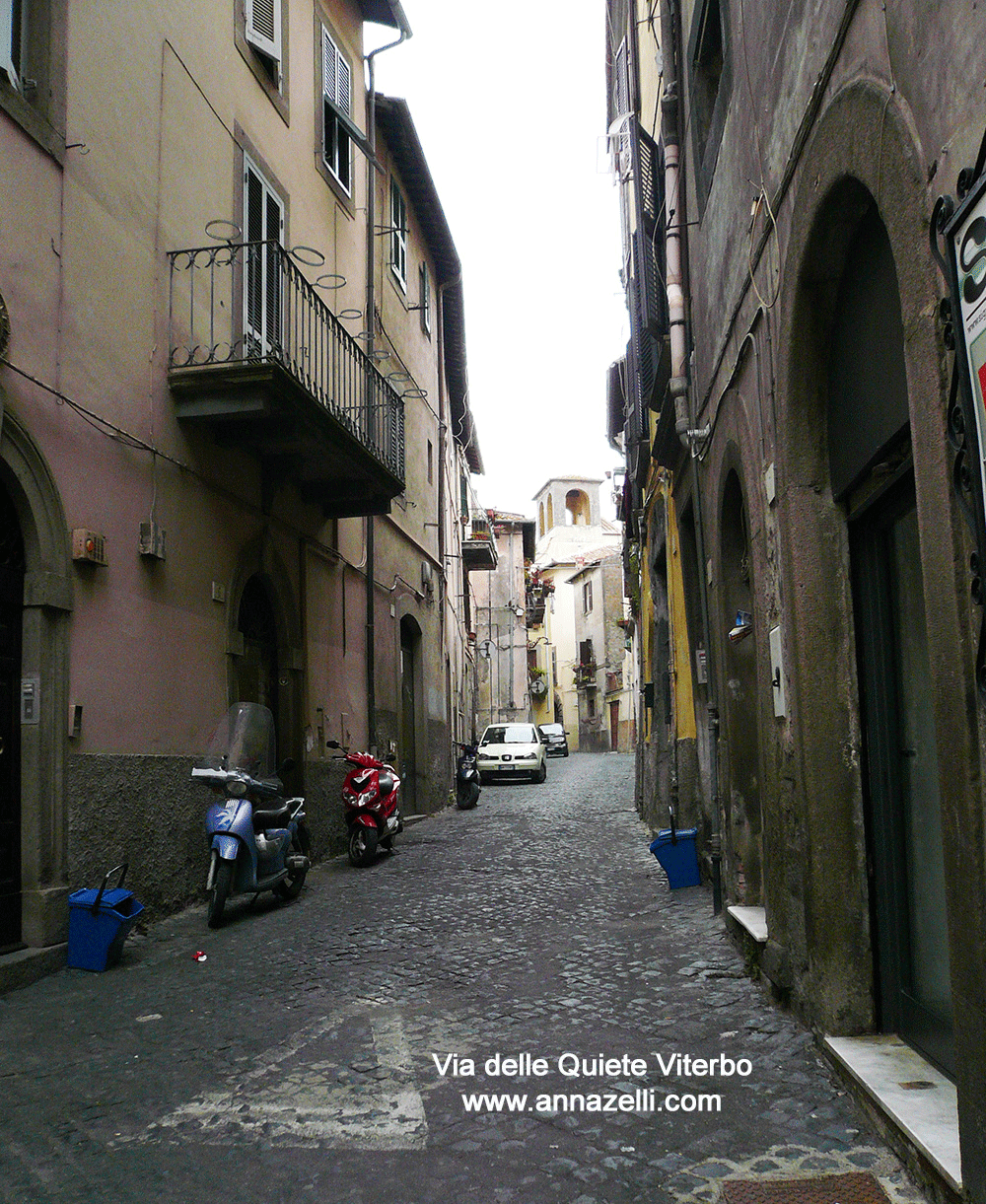 via della quiete viterbo centro info e foto anna zelli