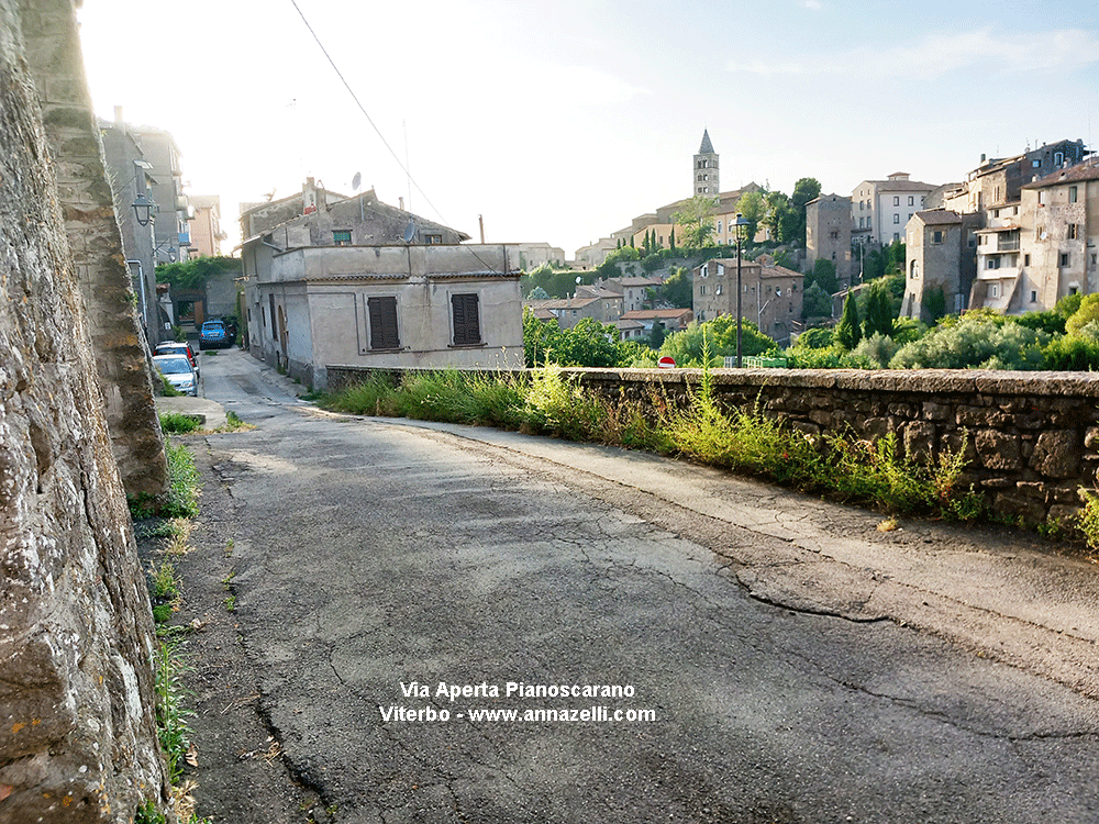 via aperta pianoscarano viterbo foto info anna zelli