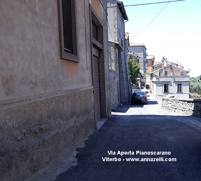 via aperta pianoscarano viterbo centro info e foto anna zelli