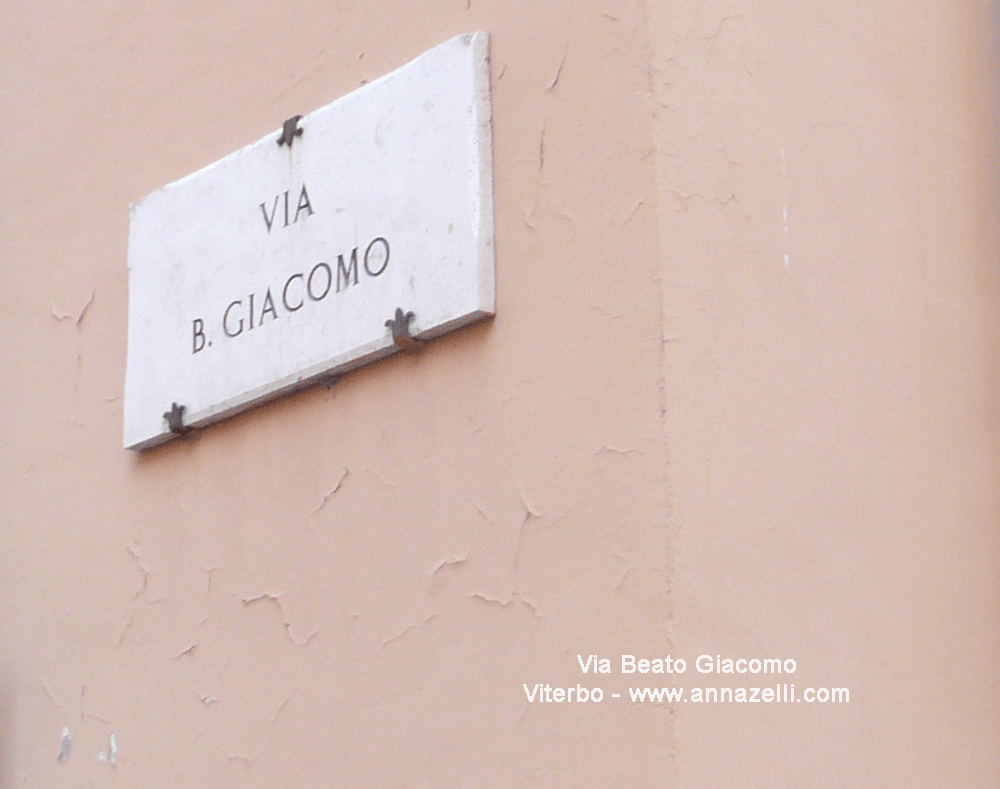 via beato giacomo da viterbo info e foto anna zelli