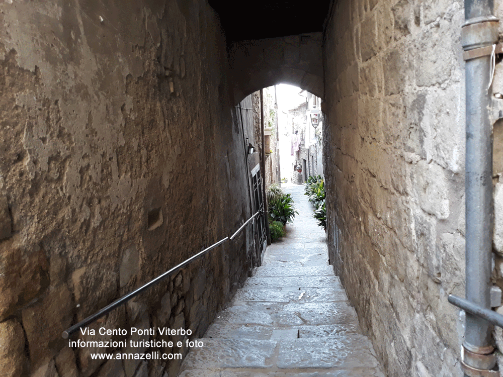 via cento ponti viterbo centro storico info e foto anna zelli