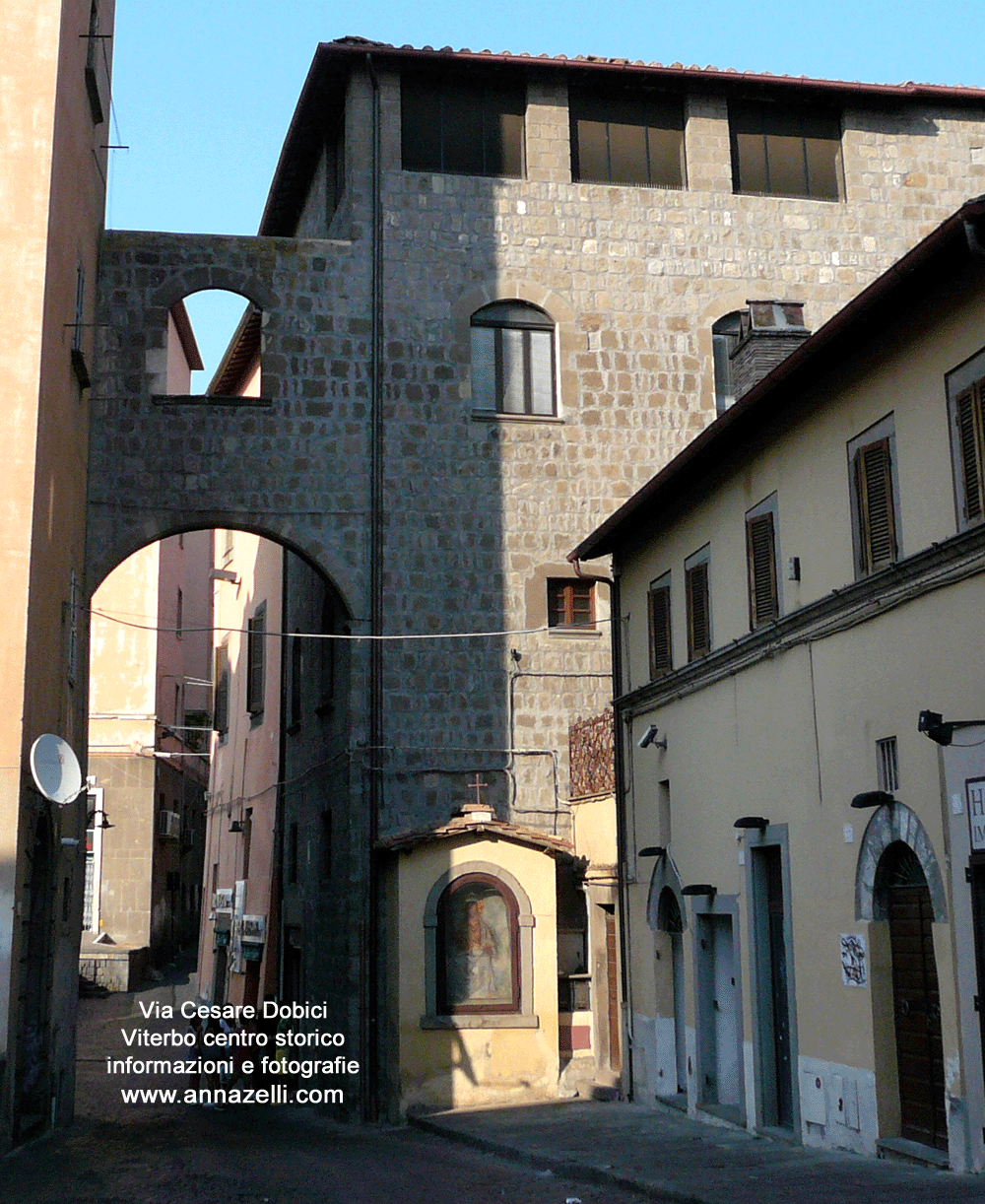 via cesare dobici viterbo centro storico info e foto anna zelli