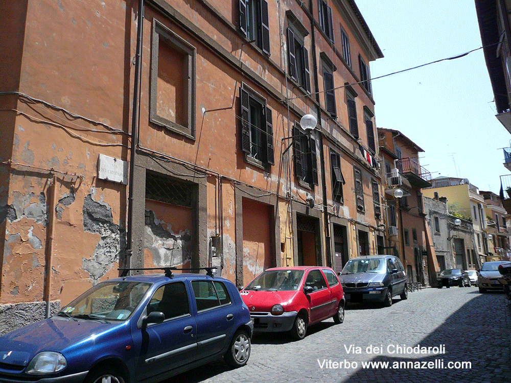 via dei chiodaroli viterbo centro storico info e foto anna zelli