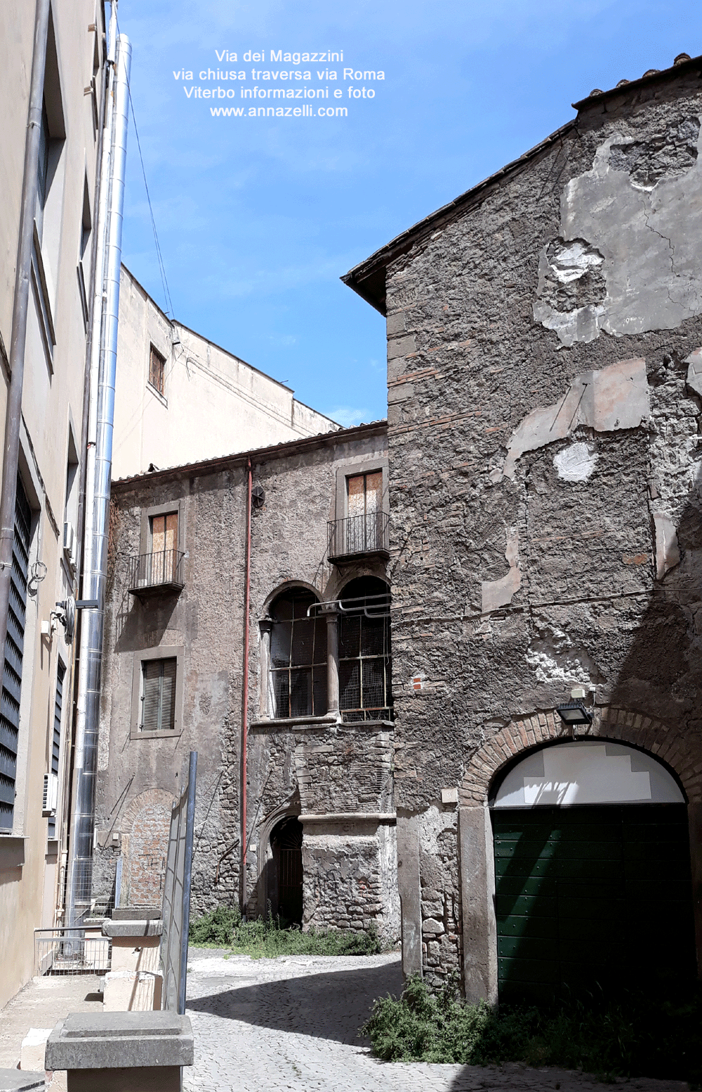 via dei magazzini traversa di via roma viterbo info foto anna zelli