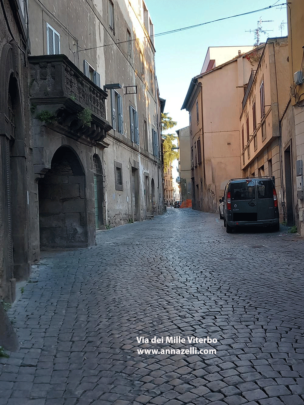 via dei mille viterbo centro storico info e foto anna zelli