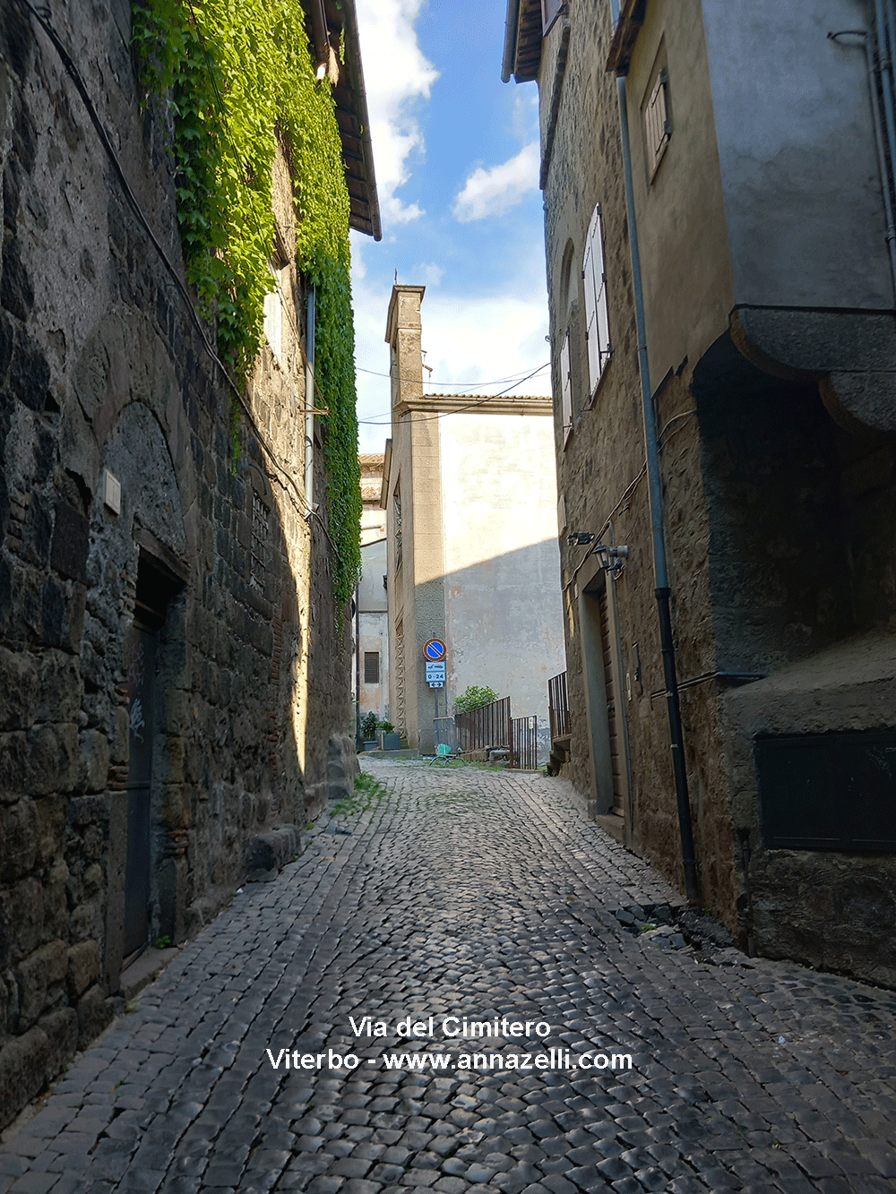 via del cimitero viterbo centro storico info e foto anna zelli