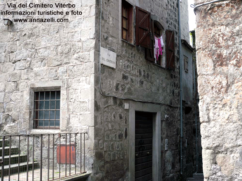 via del cimitero viterbo centro storico infromazioni e fotografie anna zelli