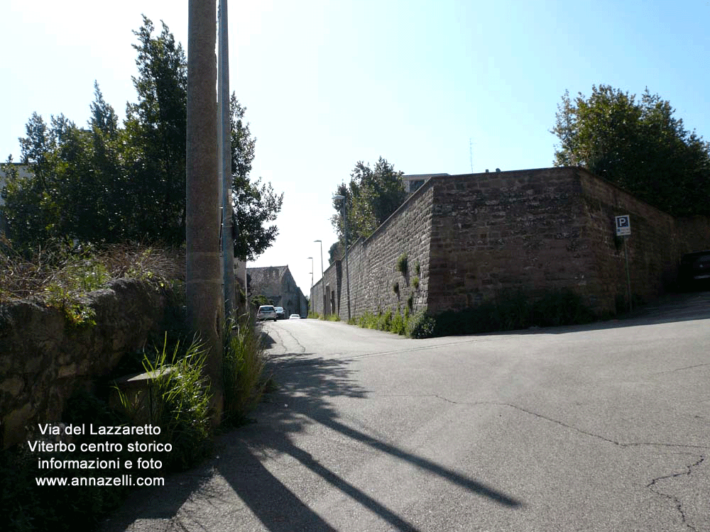 via del lazzaretto viterbo centro info e foto anna zelli