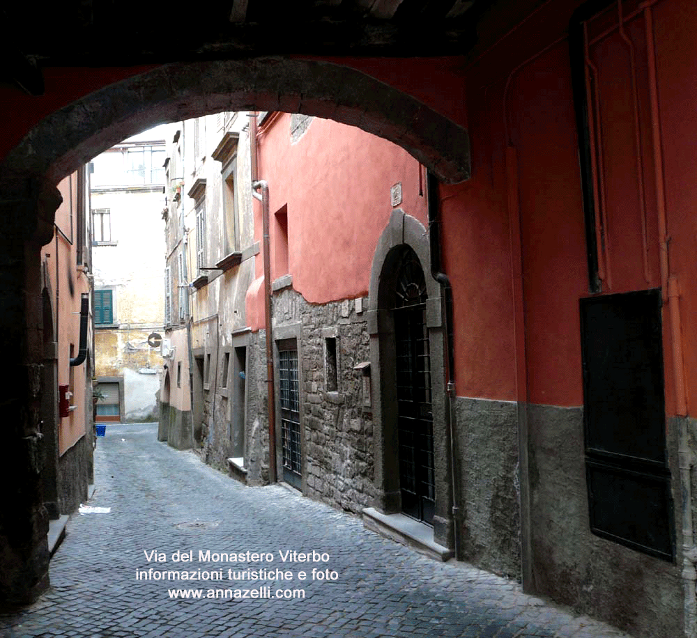 via del monastero viterbo info e foto anna zelli