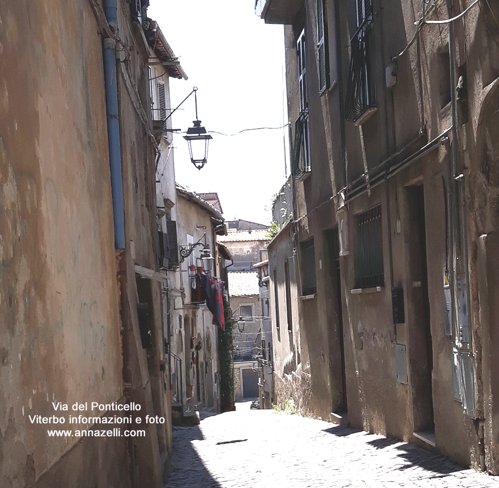 via del ponticello viterbo centro storico informazioni e foto anna zelli