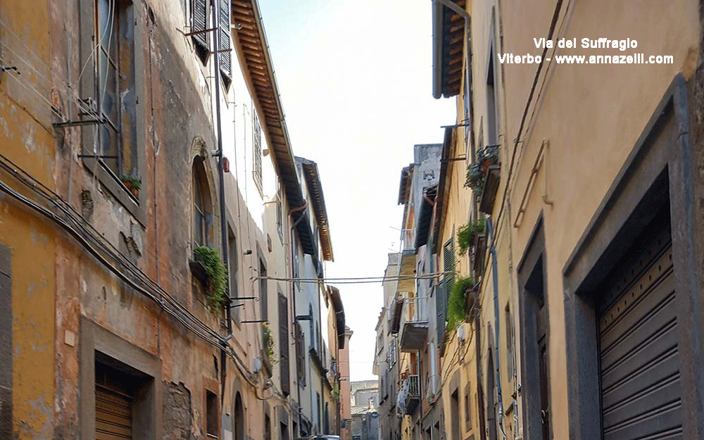 via del suffragio viterbo info e foto anna zelli