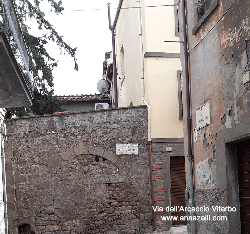 via dell'arcaccio viterbo centro storico