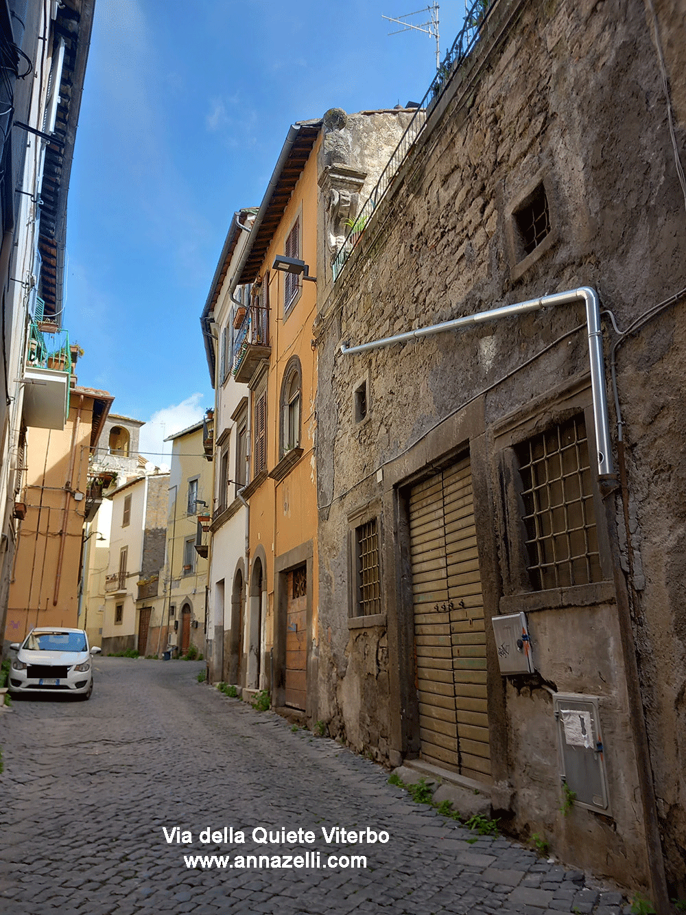 via della quiete viterbo centro info e foto anna zelli