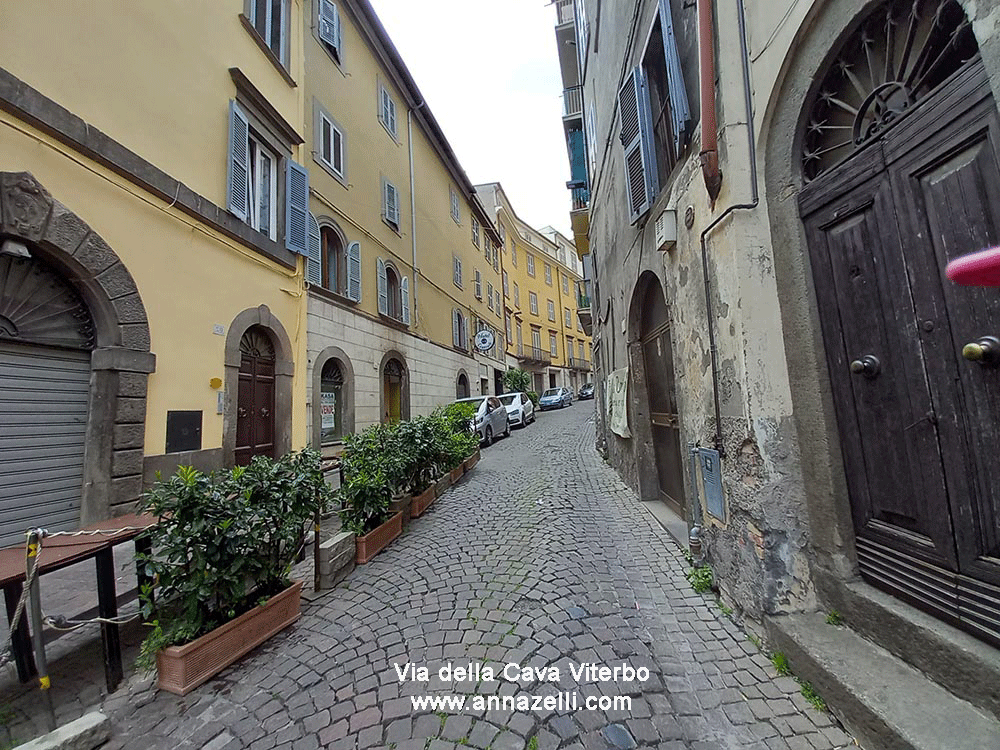 via della cava viterbo info e foto anna zelli