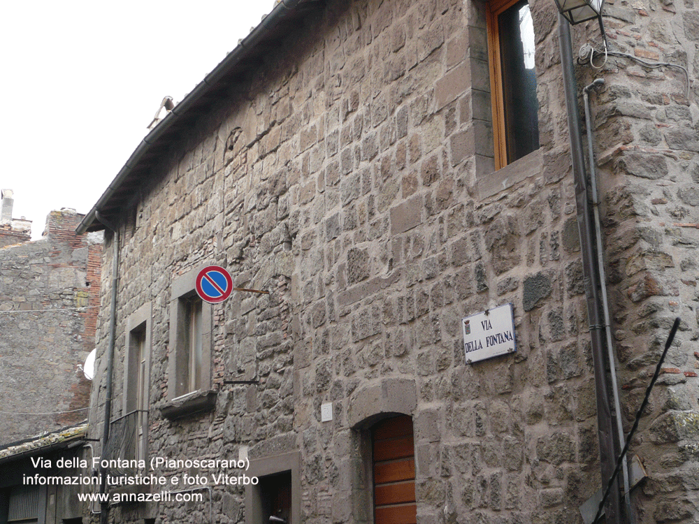 via della fontana pianoscarano viterbo centro info e foto anna zelli