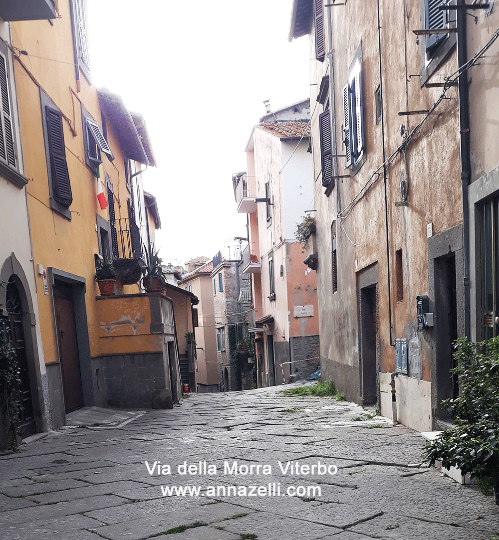 via della morra viterbo centro storico info e foto anna zelli