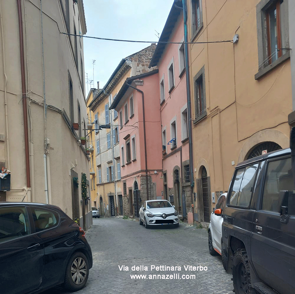 via della pettinara viterbo centro storico info e foto anna zelli