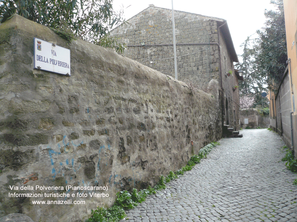 via della polveriera pianoscarano viterbo centro info e foto anna zelli