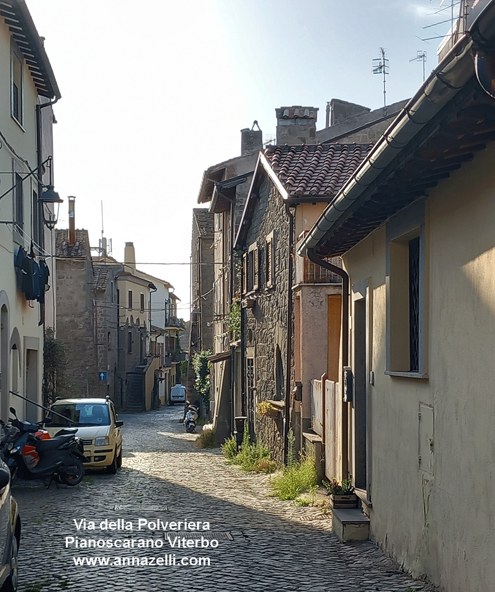 via della polveriera pianoscarano viterbo info e foto anna zelli