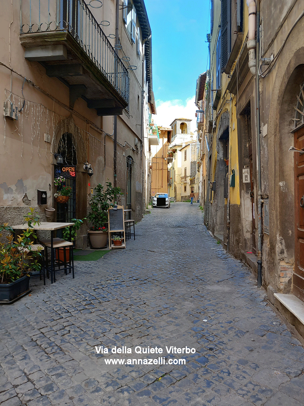 via della quiete viterbo centro info e foto anna zelli