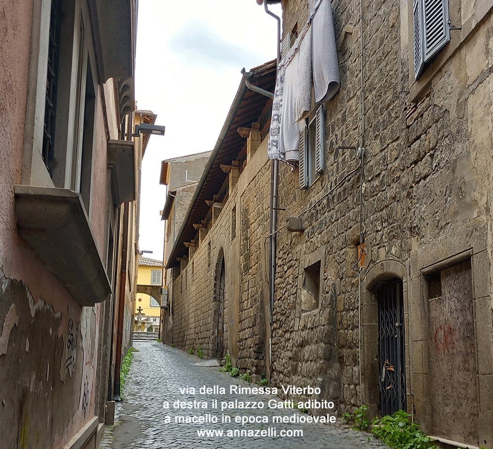 edificio gatti adibito a macello a via della rimessa viterbo centro storico info foto anna zelli