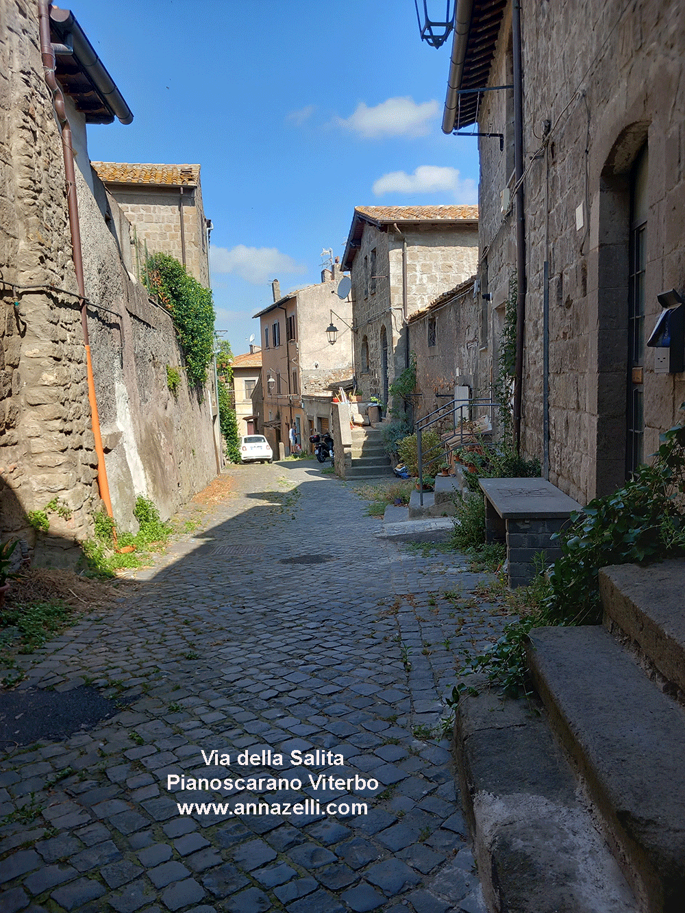 via della salita pianoscarano viterbo info foto anna zelli