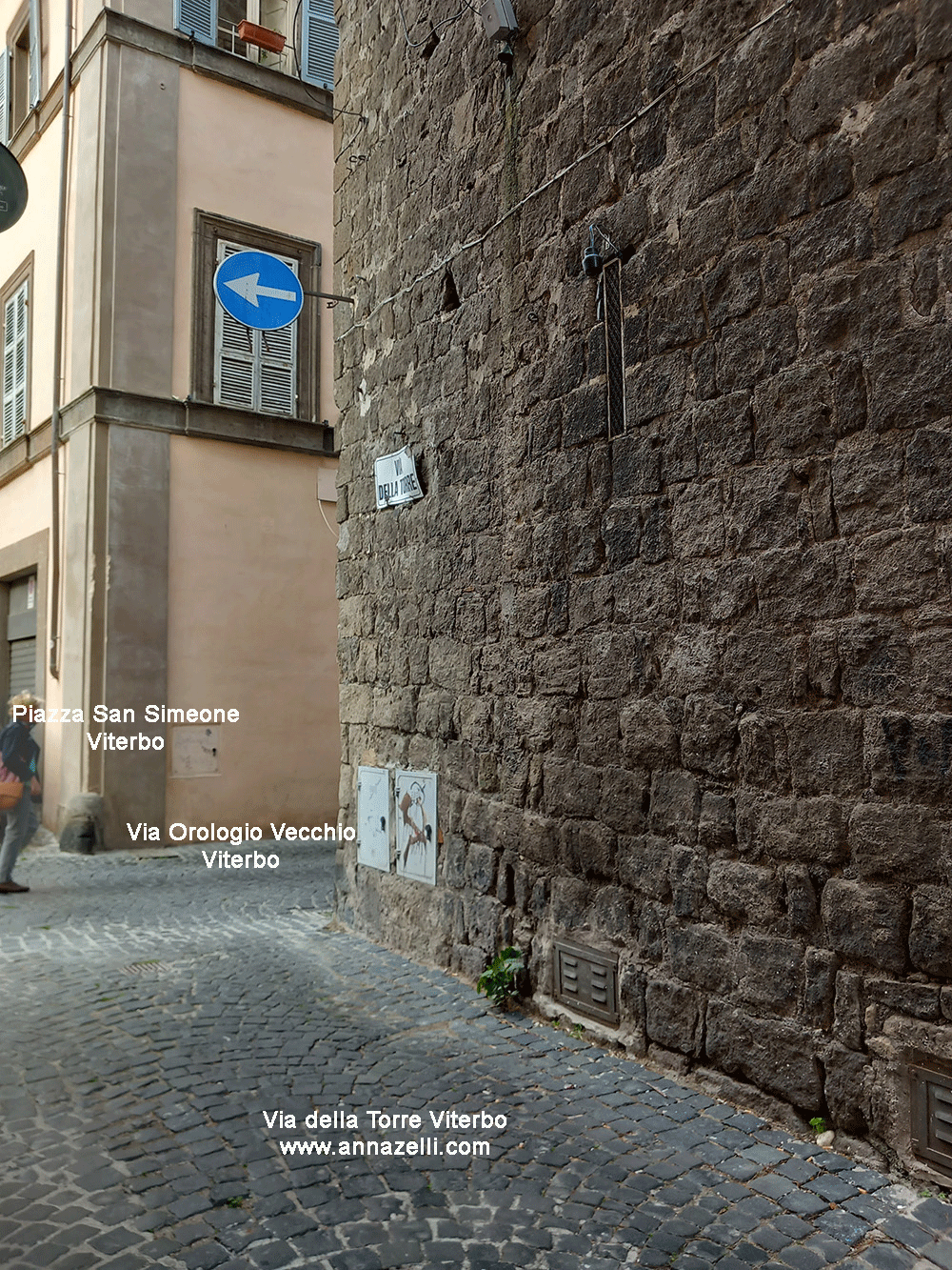 via della torre viterbo centro storico info e foto anna zelli