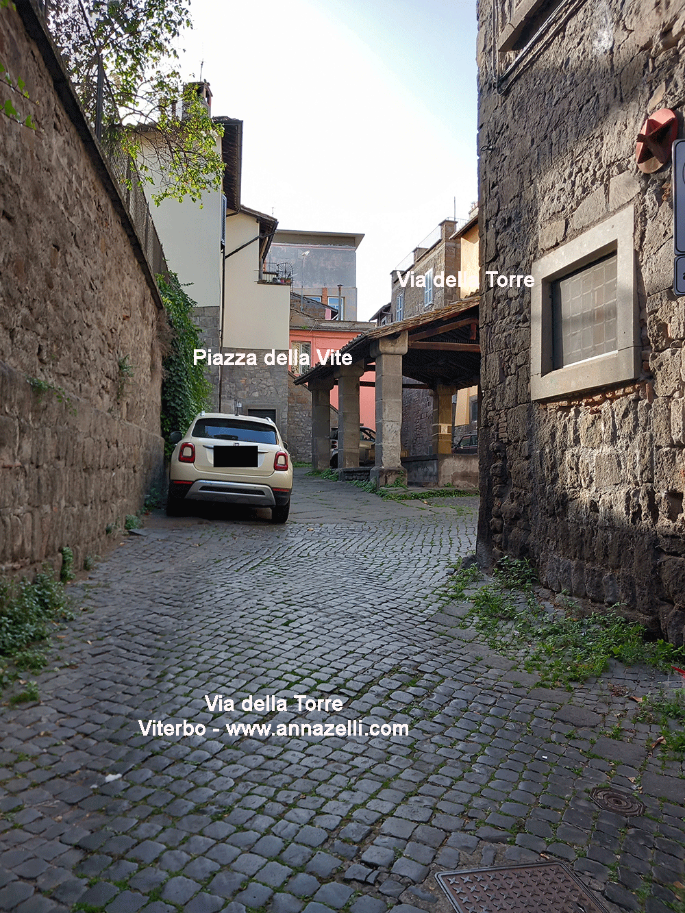 via della torre viterbo centro storico info e foto anna zelli