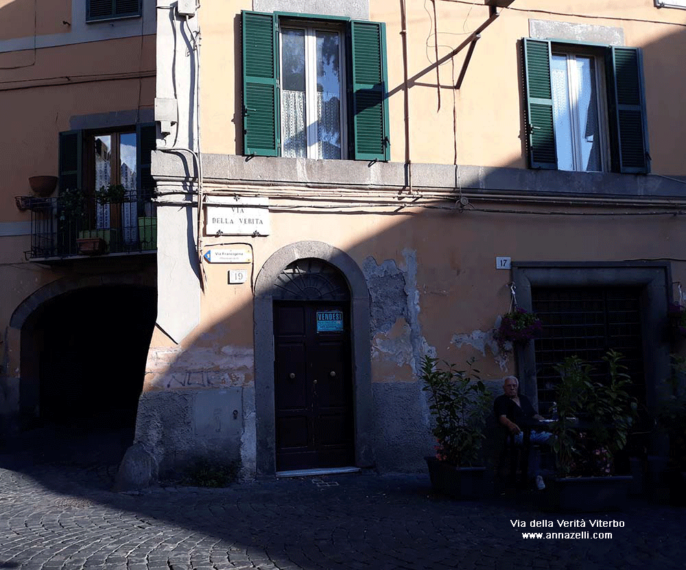 via della verit viterbo info e foto anna zelli