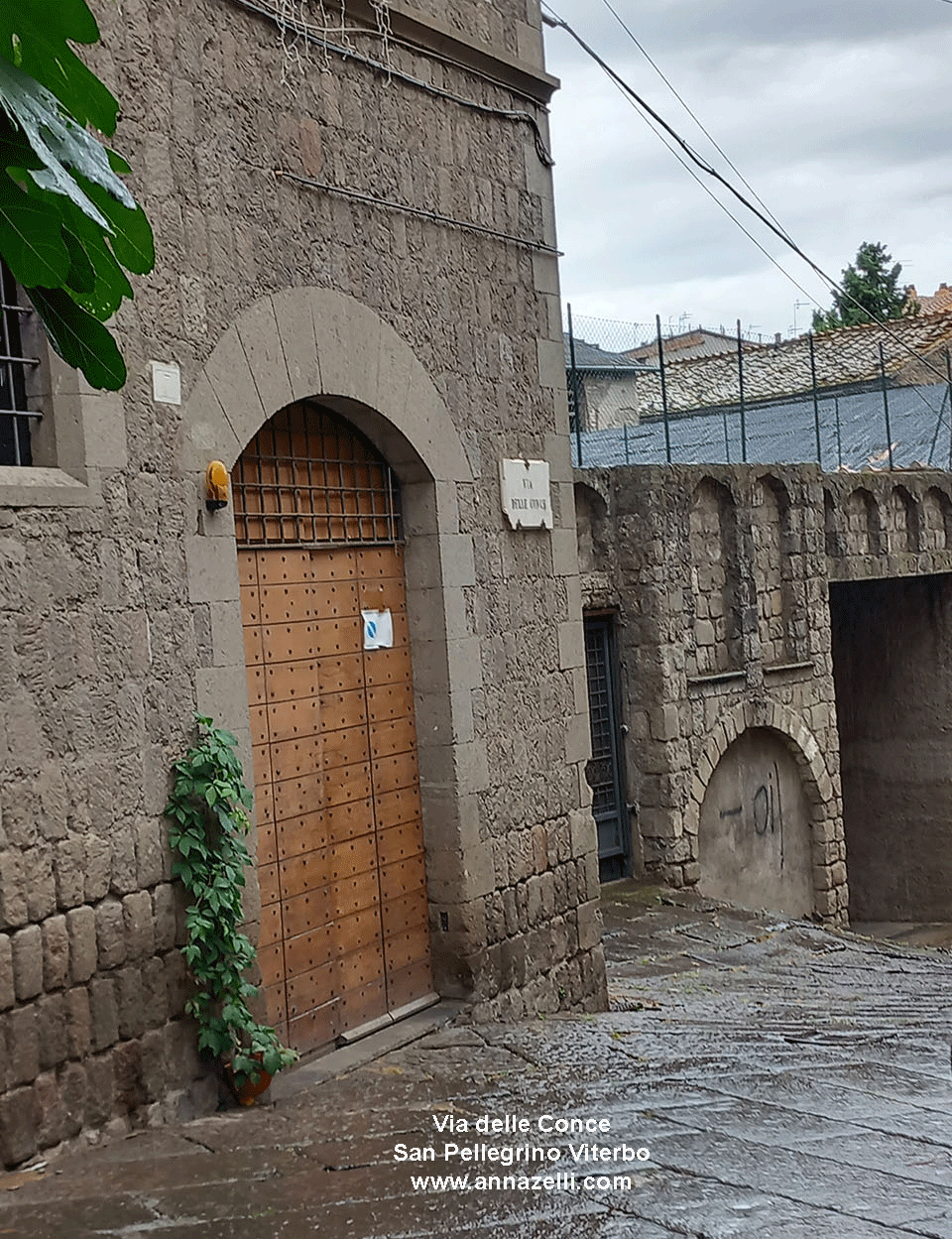 via delle conce viterbo quartiere medioevale san pellegrino info e foto anna zelli