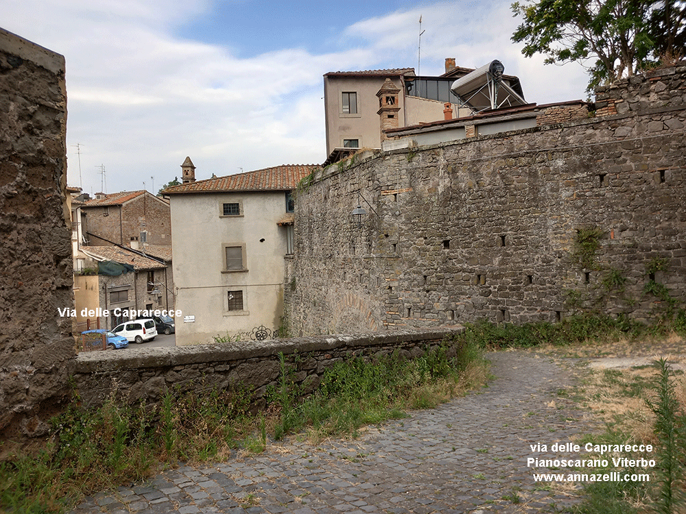 via delle caprarecce pianoscarano viterbo info e foto anna zelli