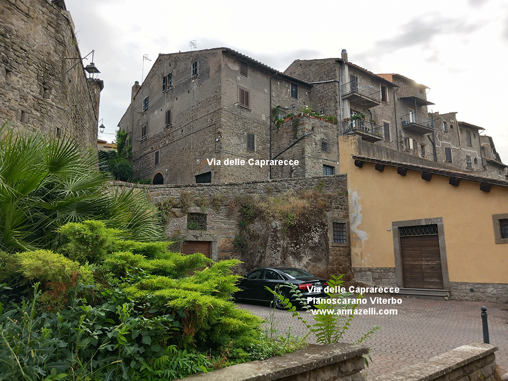 via delle caprarecce pianoscarano viterbo info e foto anna zelli