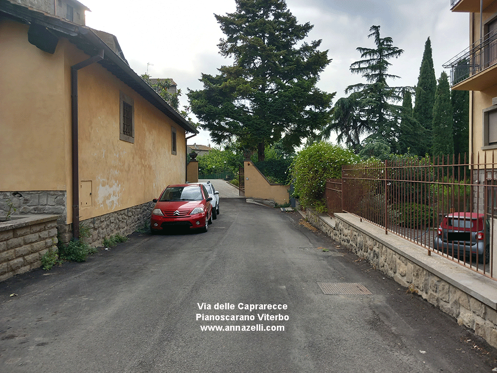 via delle caprarecce pianoscarano viterbo info e foto anna zelli