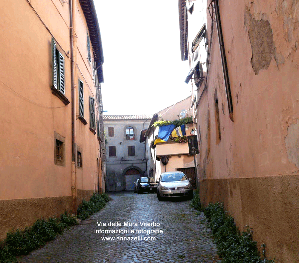 via delle mura viterbo centro storico info e foto anna zelli