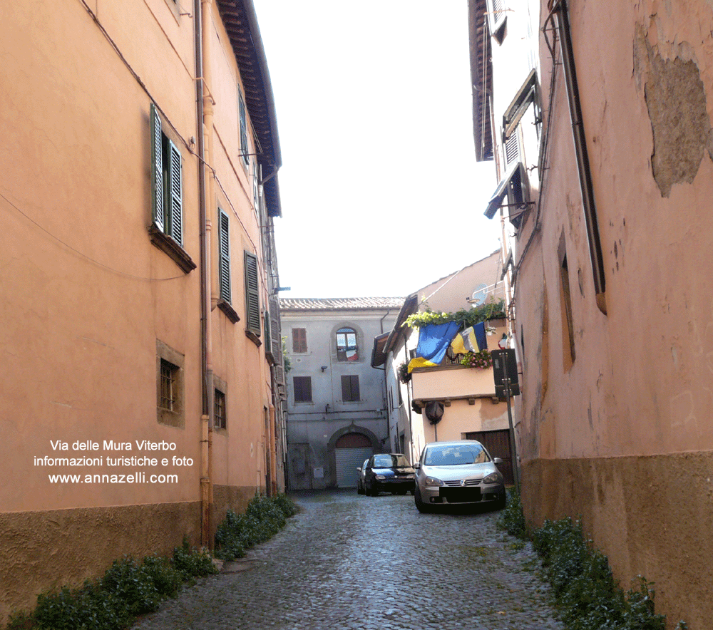 via delle mura viterbo centro info e foto anna zelli