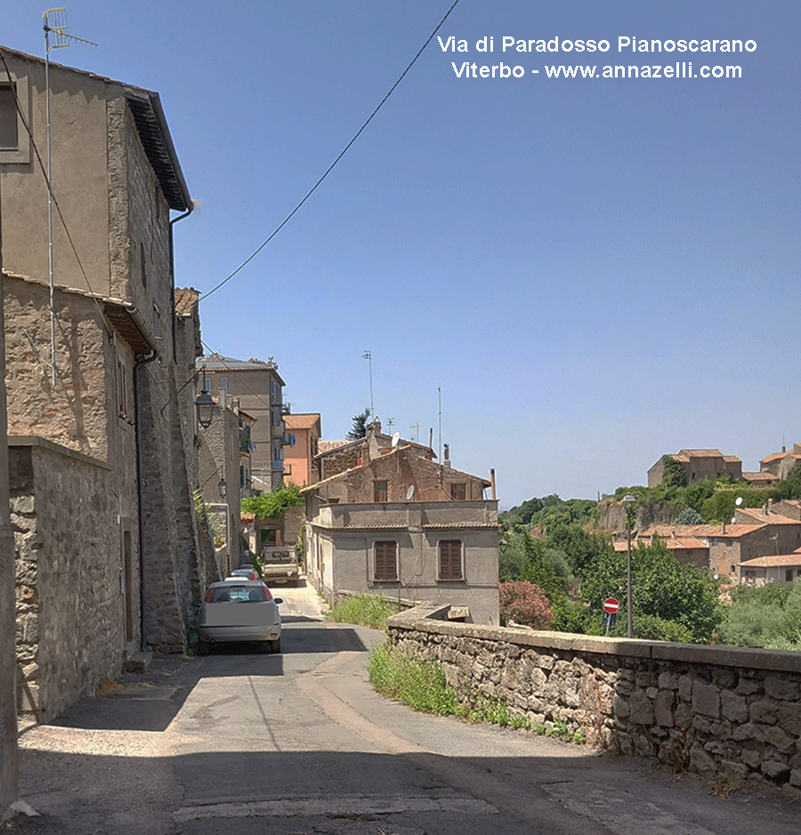 via di paradosso pianoscarano centro storico info e foto anna zelli