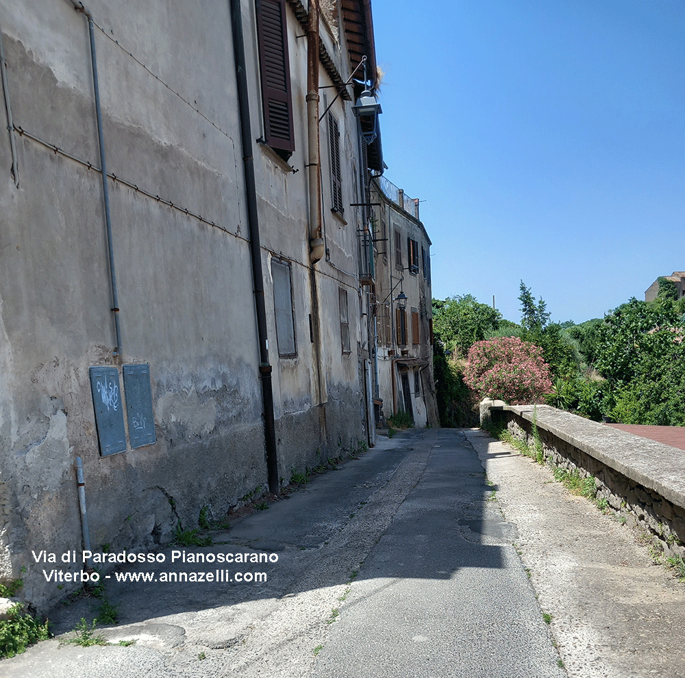 via di paradosso pianoscarano centro storico info e foto anna zelli