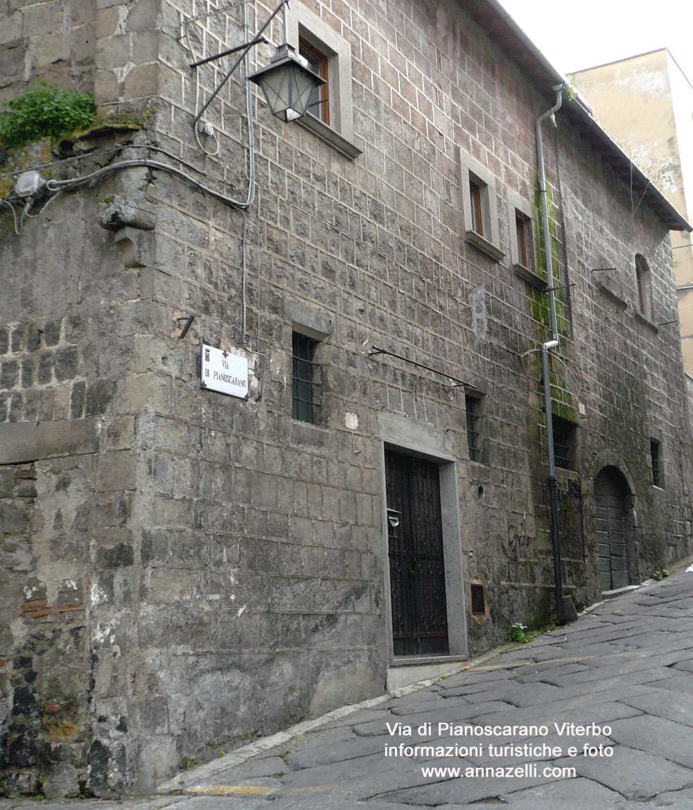 via di pianoscarano viterbo centro info e foto anna zelli