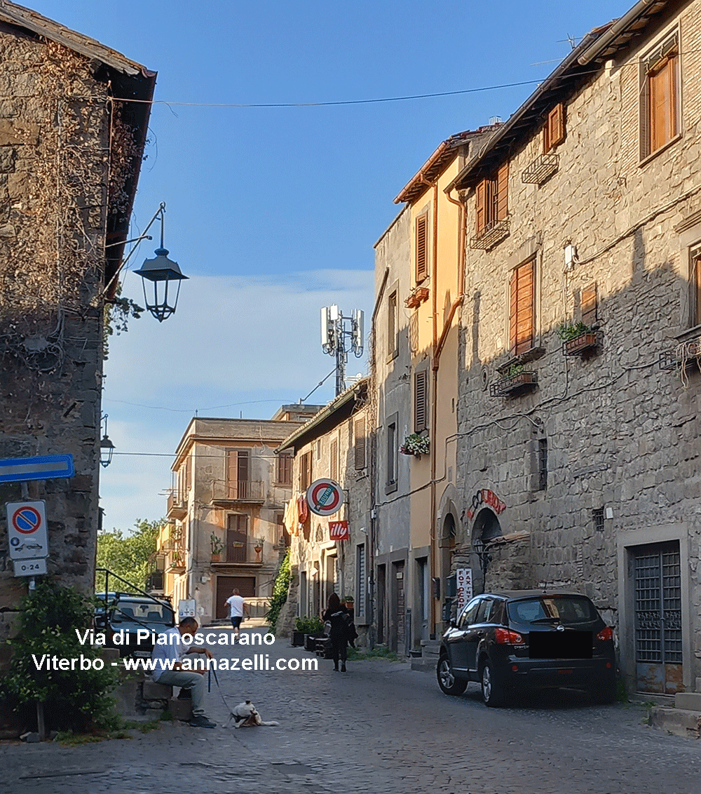 via di pianoscarano viterbo info e foto anna zelli