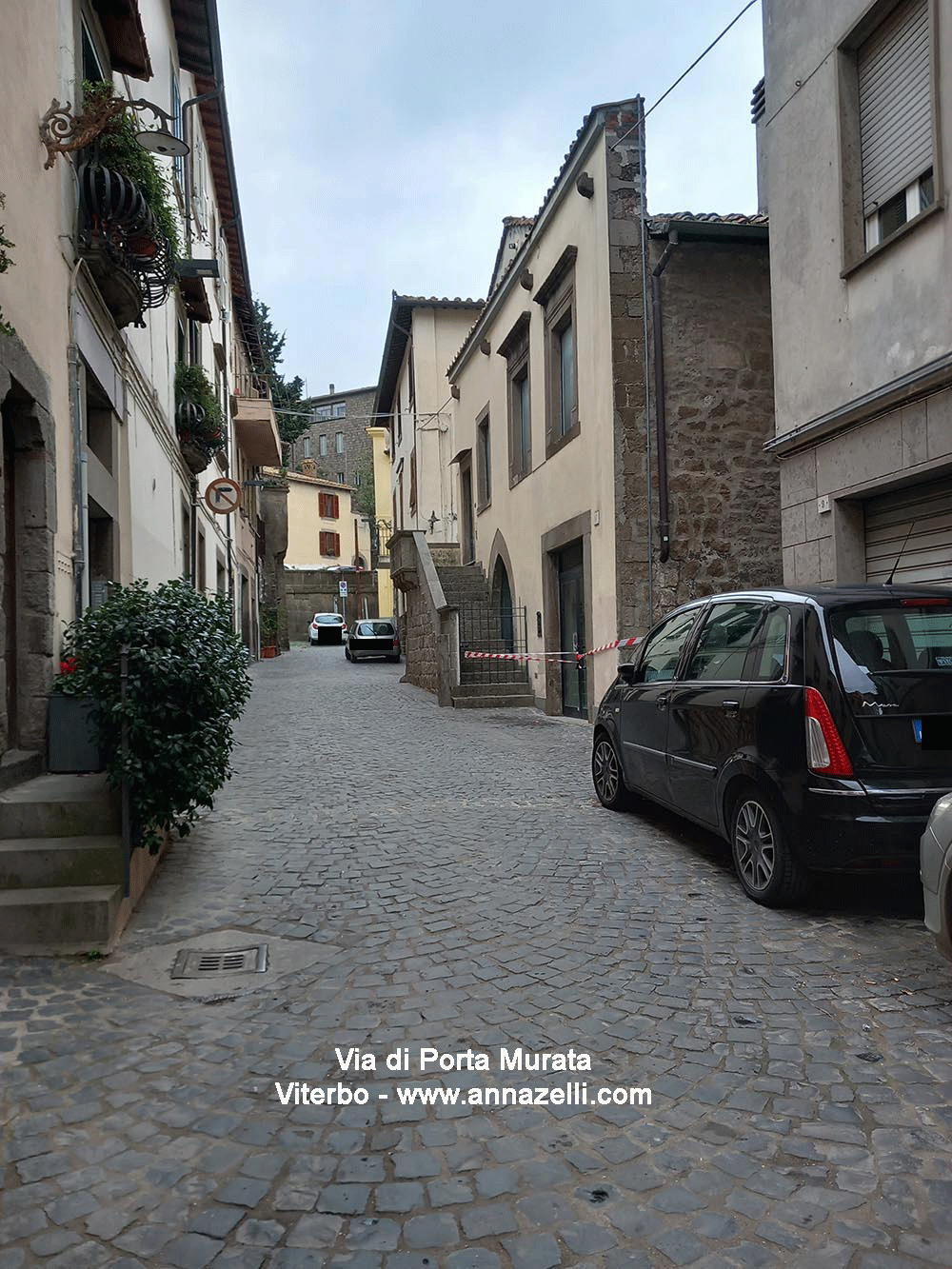 profferlo e scalinata via di porta murata viterbo info e foto anna zelli