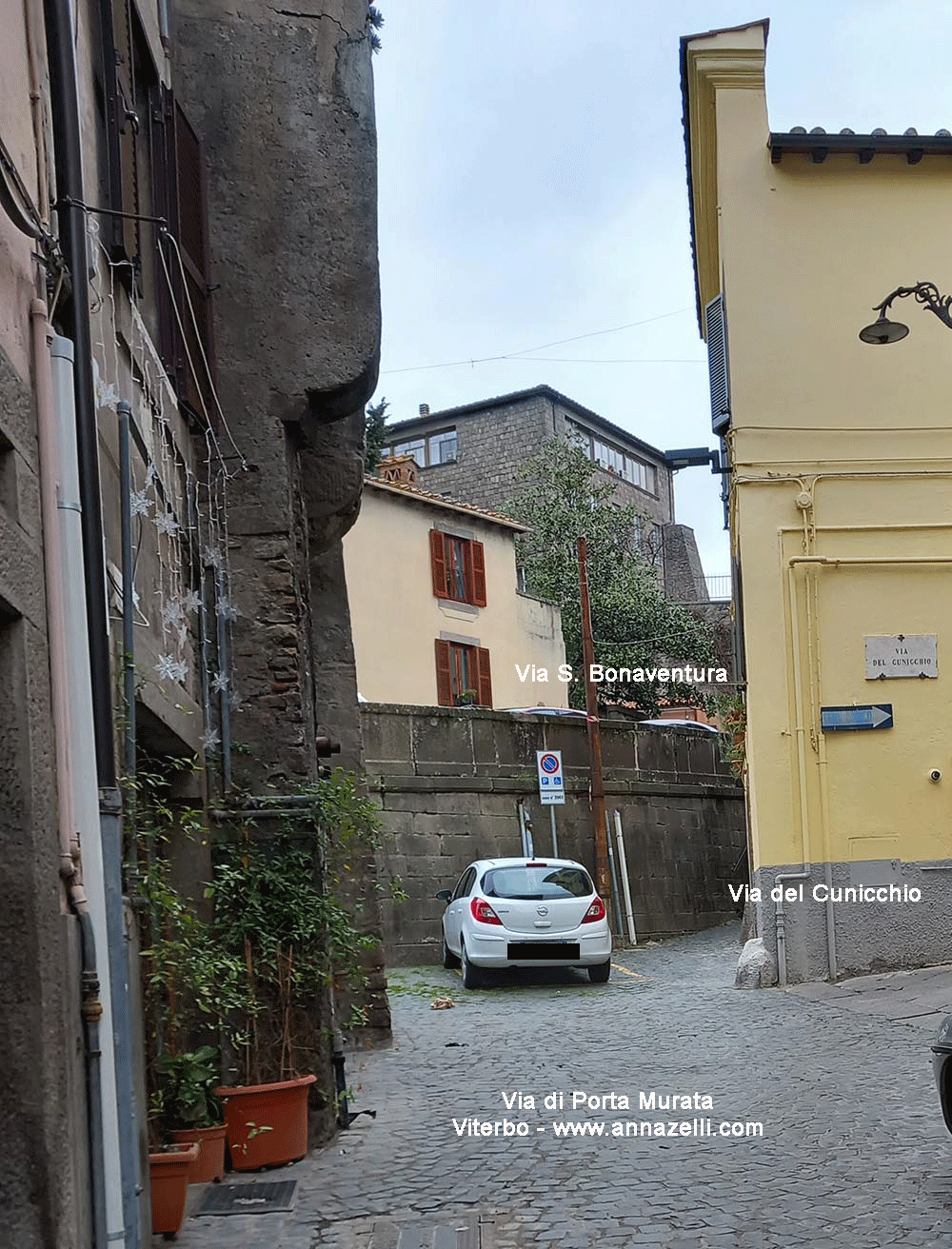 via di porta murata viterbo info e foto anna zelli