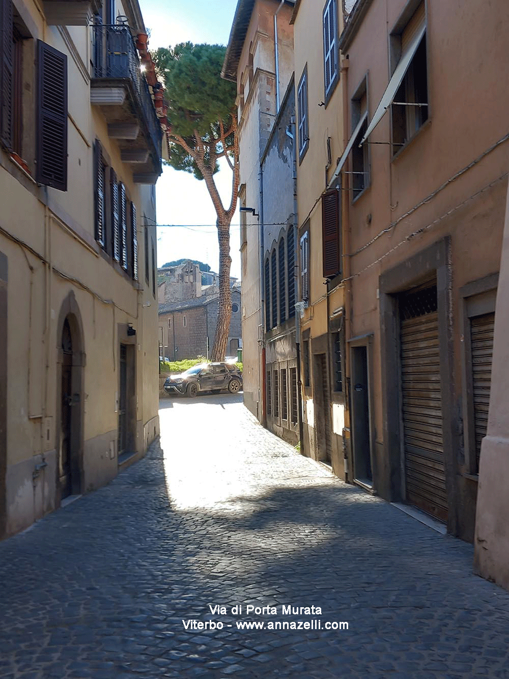 via di porta murata viterbo info e foto anna zelli