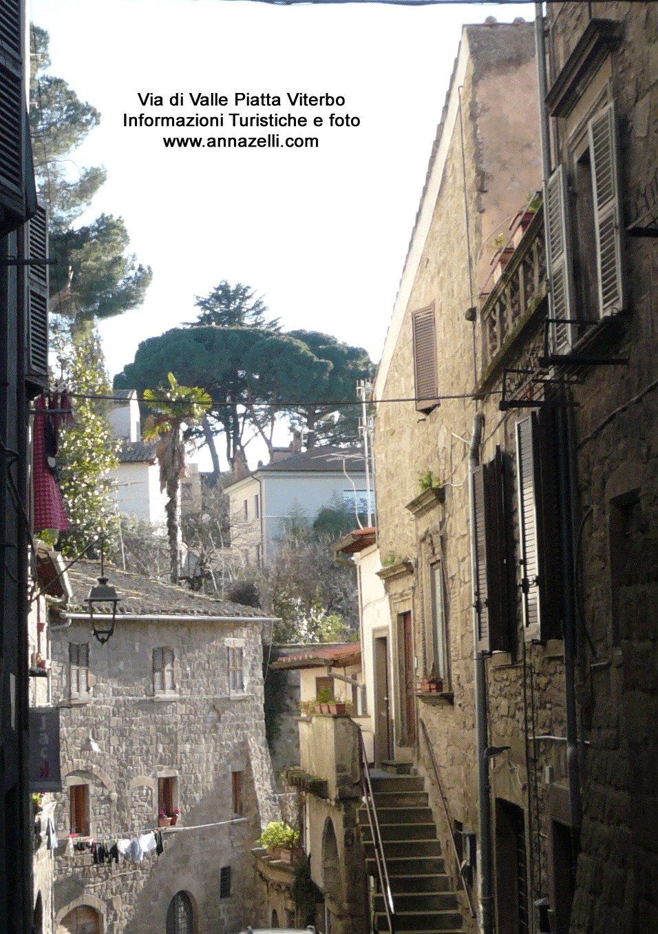 via di valle piatta viterbo centro storico info e foto