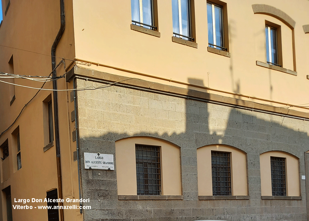 largo don alceste grandori viterbo centro storico info e foto anna zelli