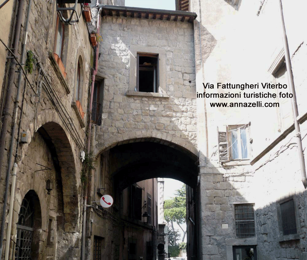 via fatungheri viterbo centro storico informazioni e fotografie di Anna Zelli